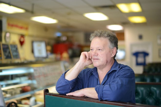 Bogie's Hoagies, a shop owned by Paul Beaugard,seen here in his Hawthorne eatery.