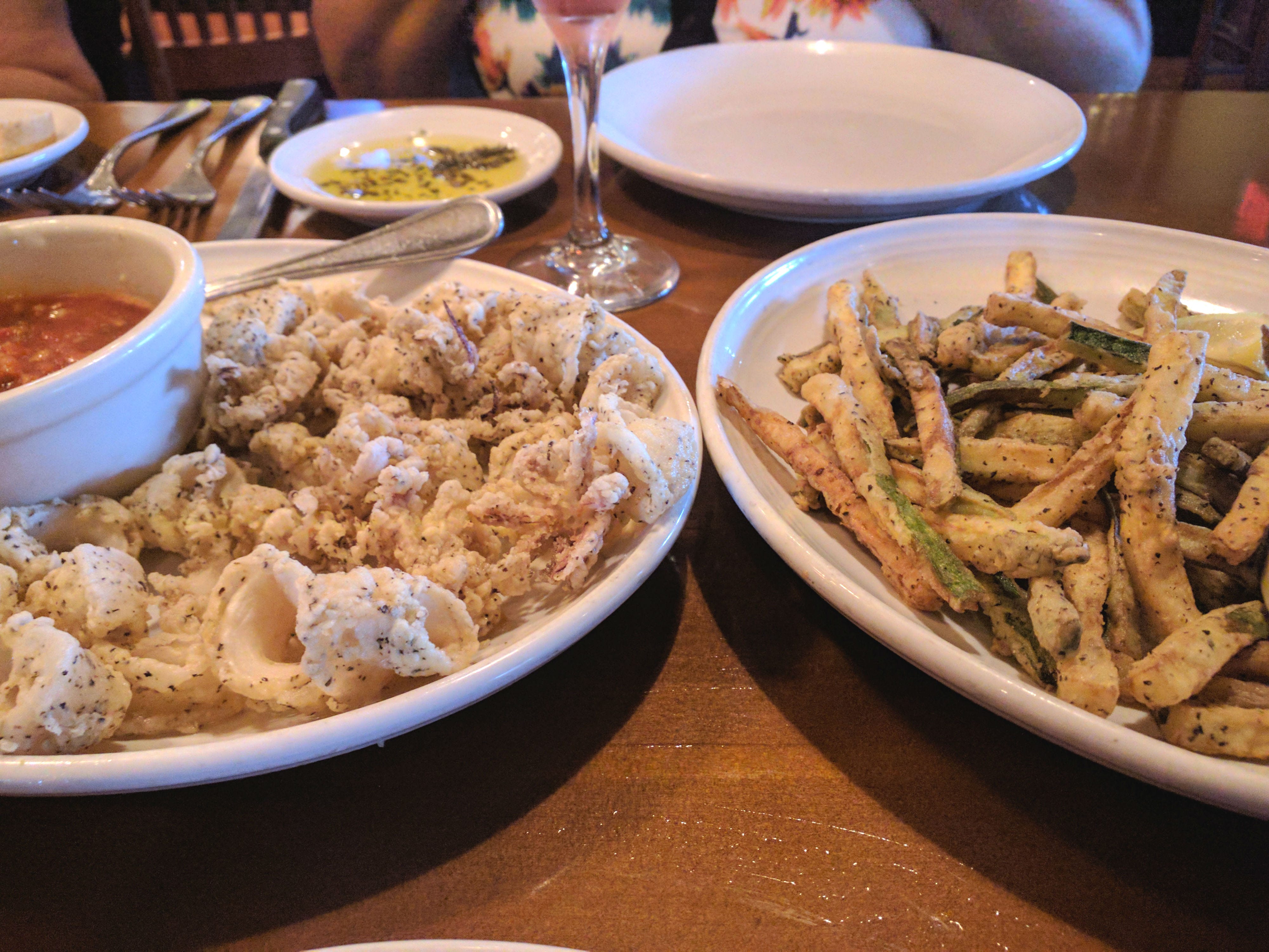Carrabba's happy hour includes fullsized appetizers, fun cocktails