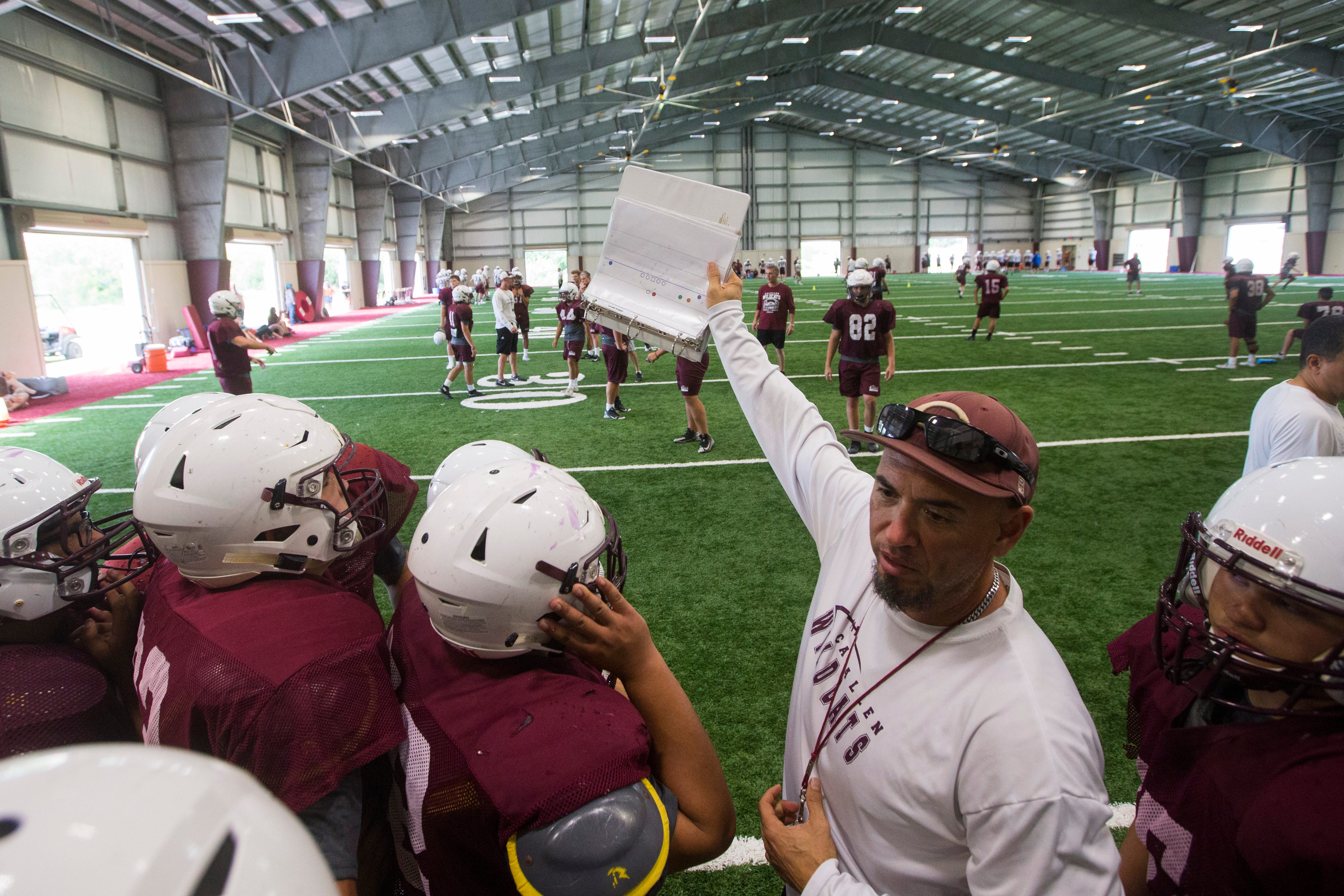 High School Football Practice Report Calallen Reloads For 2018 Season