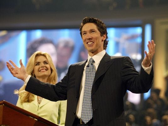 Joel and Victoria Osteen, co-pastors of Lakewood Church in Houston, Texas, have been married since 1987.