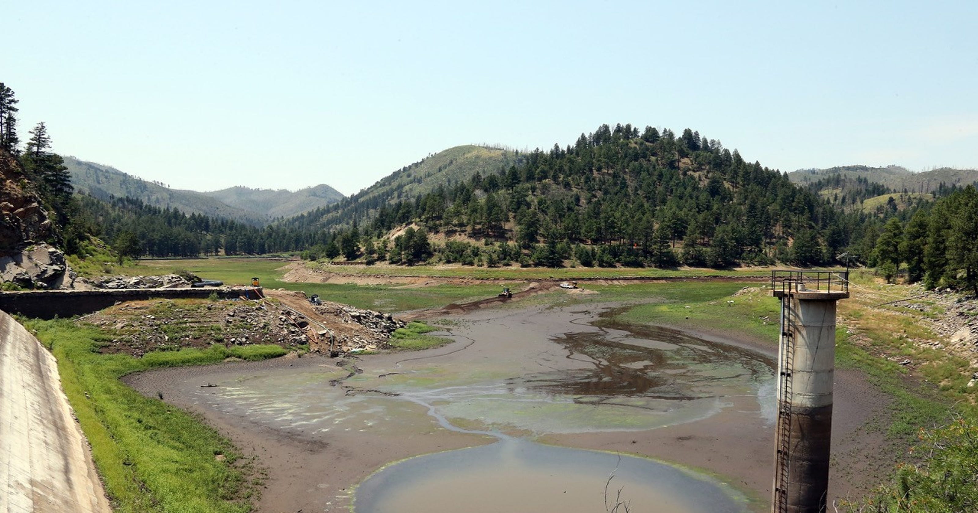 First of dredged Bonito Lake material ready to haul away Aug. 20