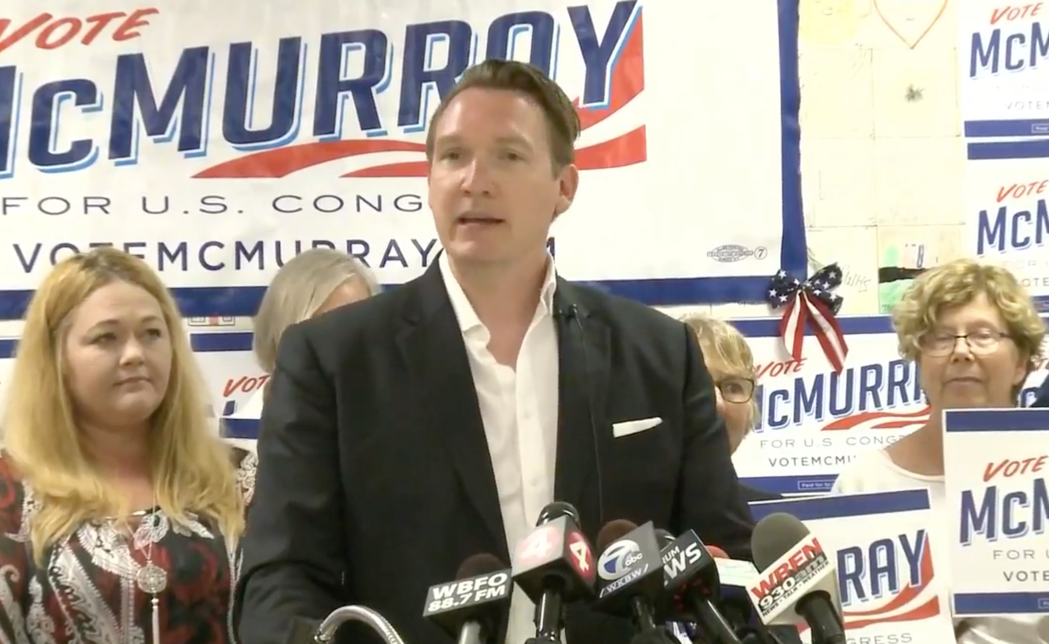 Grand Island Town Supervisor Nate McMurray is running against Rep. Chris Collins, R-Clarence, in New York's 27th congressional district.