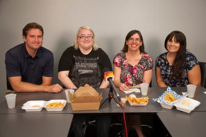 Spectrum staff members eliminate two more contenders in the search for the best fries in St. George Tuesday, Aug. 8, 2018.