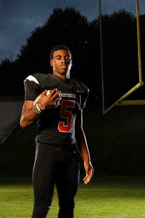 Southside's Jalon Calhoun, who passed for 2,226 yards and 20 touchdowns as a junior, will be starting at both quarterback and cornerback for the Tigers this season.