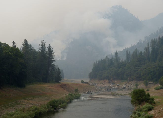 The Hirz Fires burning off Gilman Road north of Redding are three separate fires.