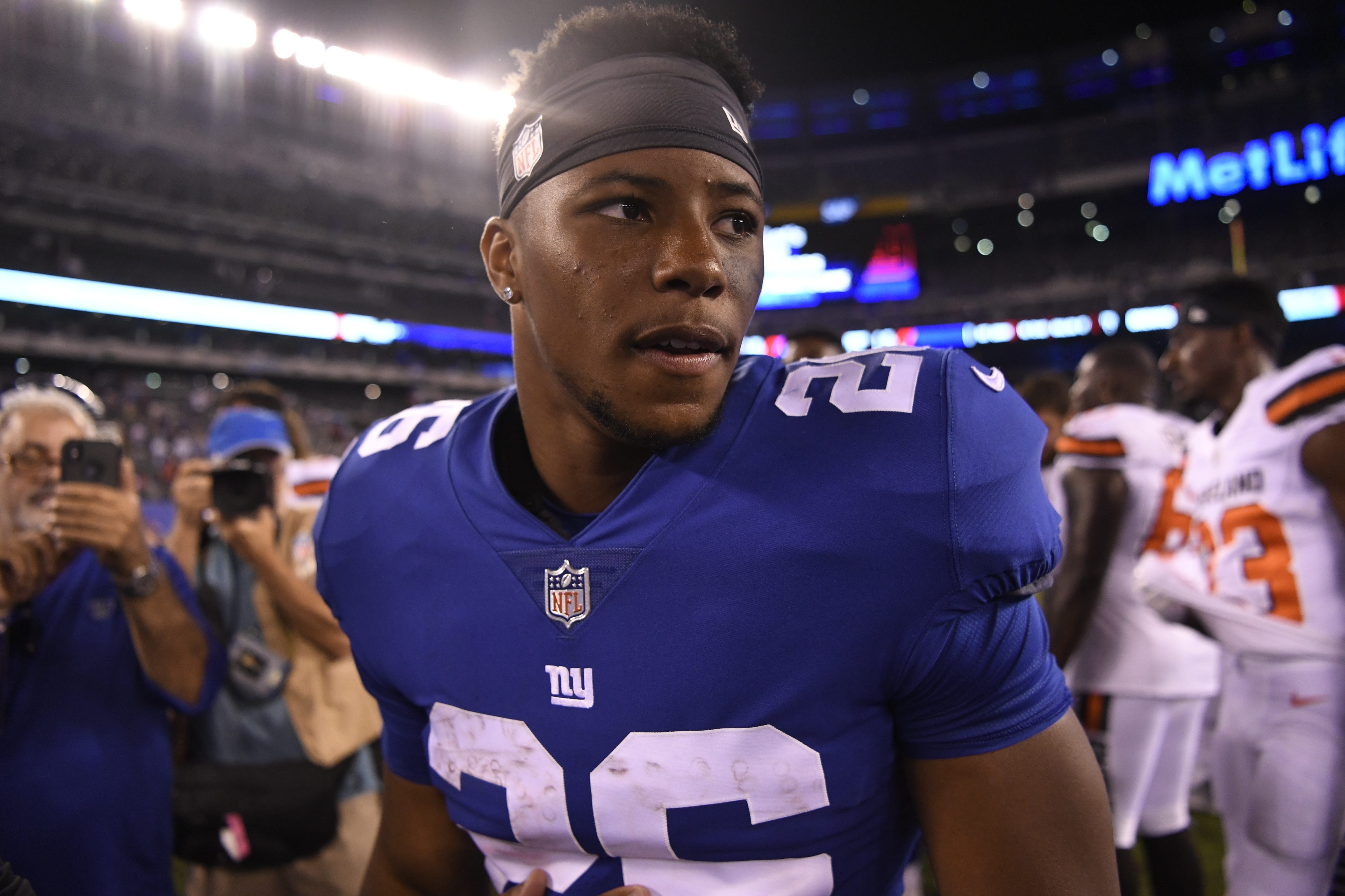 Saquon Barkley And His Big Ny Giants Debut Put Him On The Football