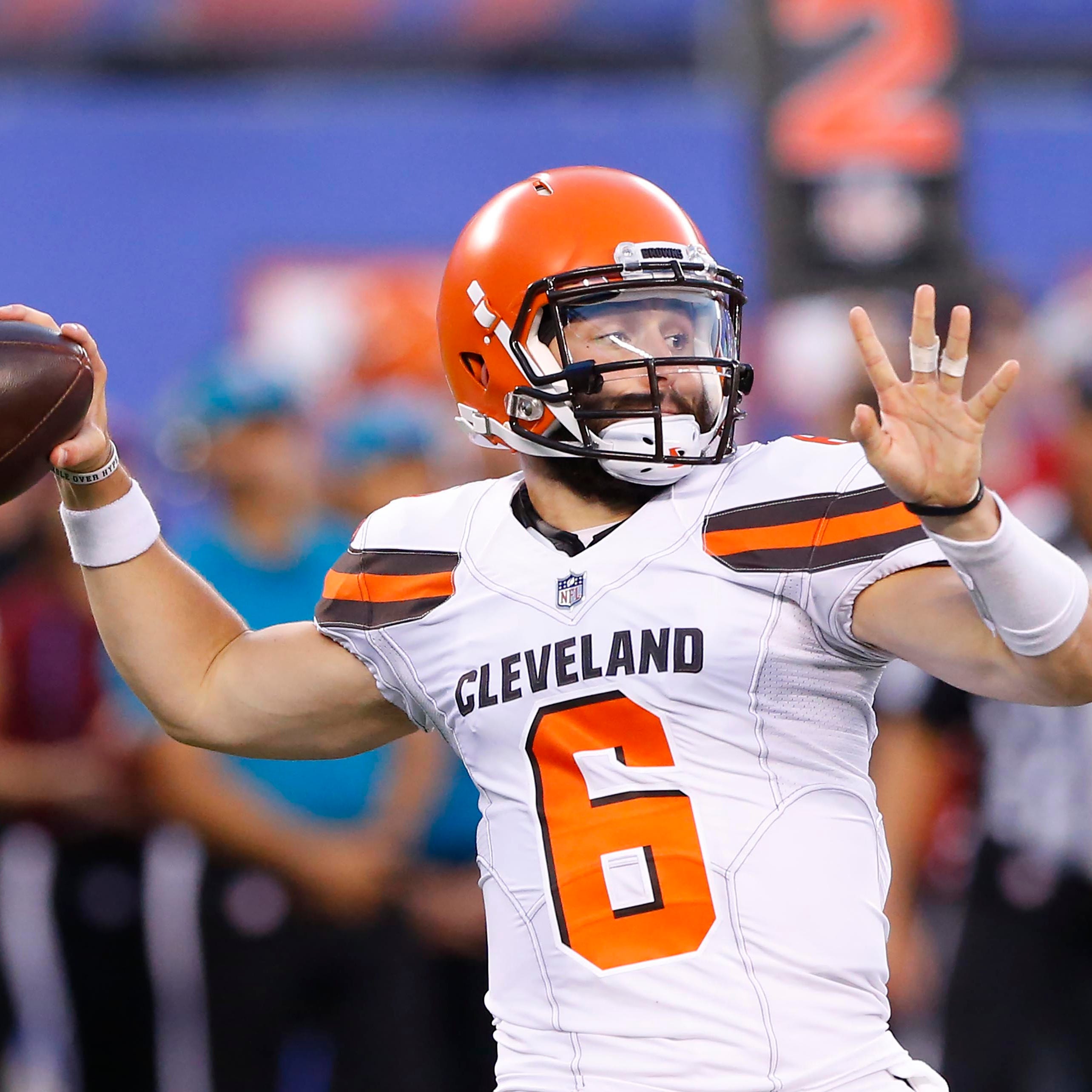 Baker Mayfield made his Browns debut in the preseason opener against the Giants.