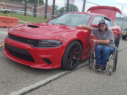 Marc Henretta and his Charger Hellcat.