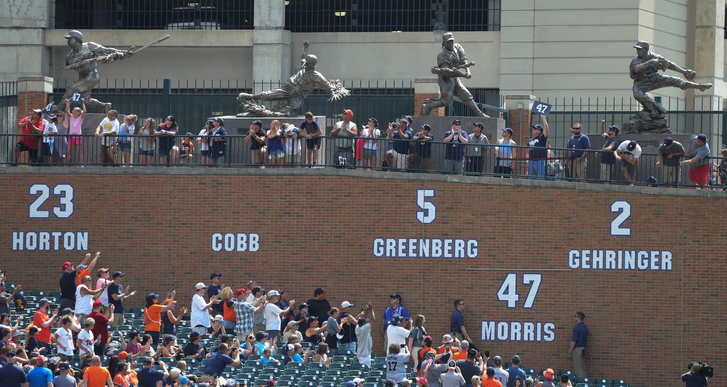 retired detroit tigers numbers