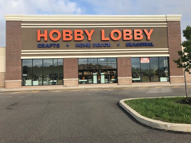 A new Hobby Lobby opens today in West Manchester Town Center, Aug. 13, 2018.