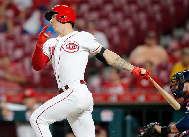 Michael Lorenzen hit .290 with four home runs and 10 RBI in 54 at-bats for the Reds last year.