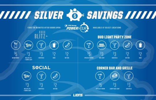 The Power Hour savings at Ford Field for 2018