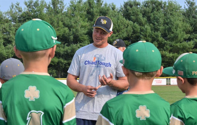 Former Detroit Tiger Brandon Inge was in Battle Creek this week to hold a practice for the Battle Creek Shamrocks and the Battle Creek Yellowjackets as part of a fundraiser for the ChadTough Foundation.
