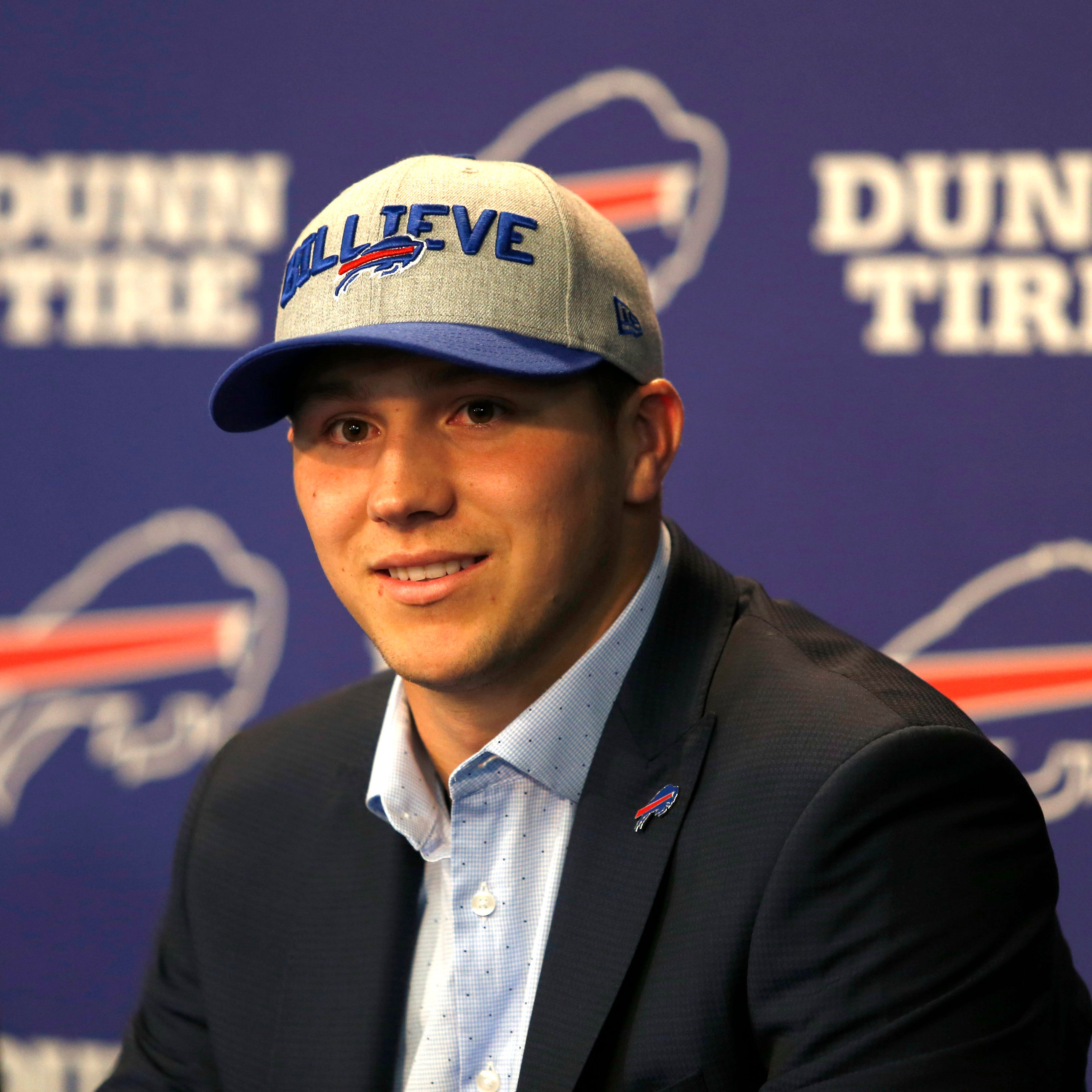 Josh Allen is eager to move on from the draft week revelation of racist tweets.