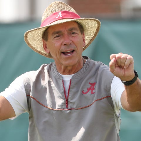 Nick Saban is looking to surpass Bear Bryant and w