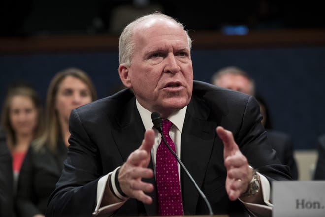 Former Director of the U.S. Central Intelligence Agency John Brennan testifies before the House Permanent Select Committee on Intelligence on Capitol Hill, May 23, 2017 in Washington, DC.