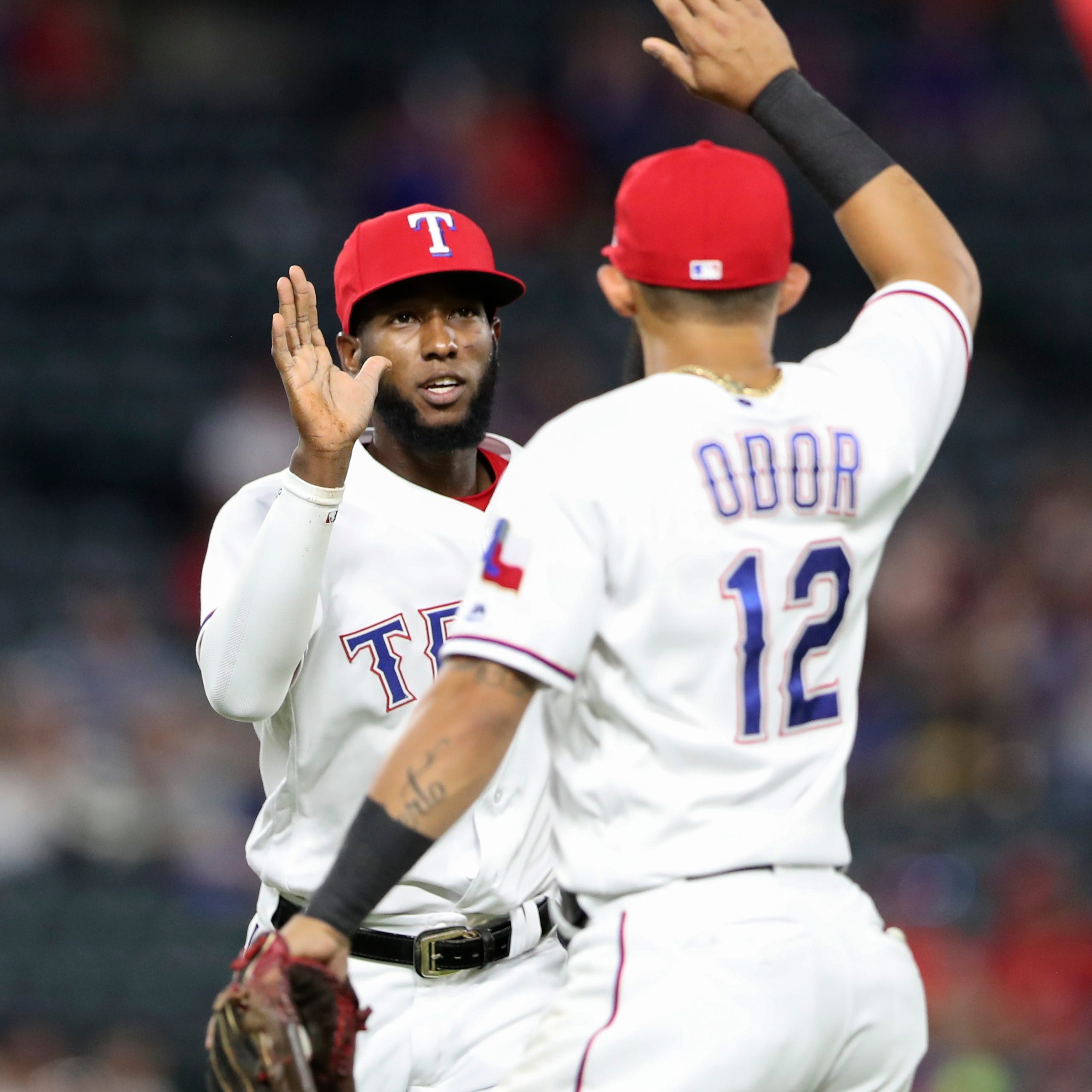 Jurickson Profar and Rougned Odor turned a triple play and helped the Rangers rally for a win.
