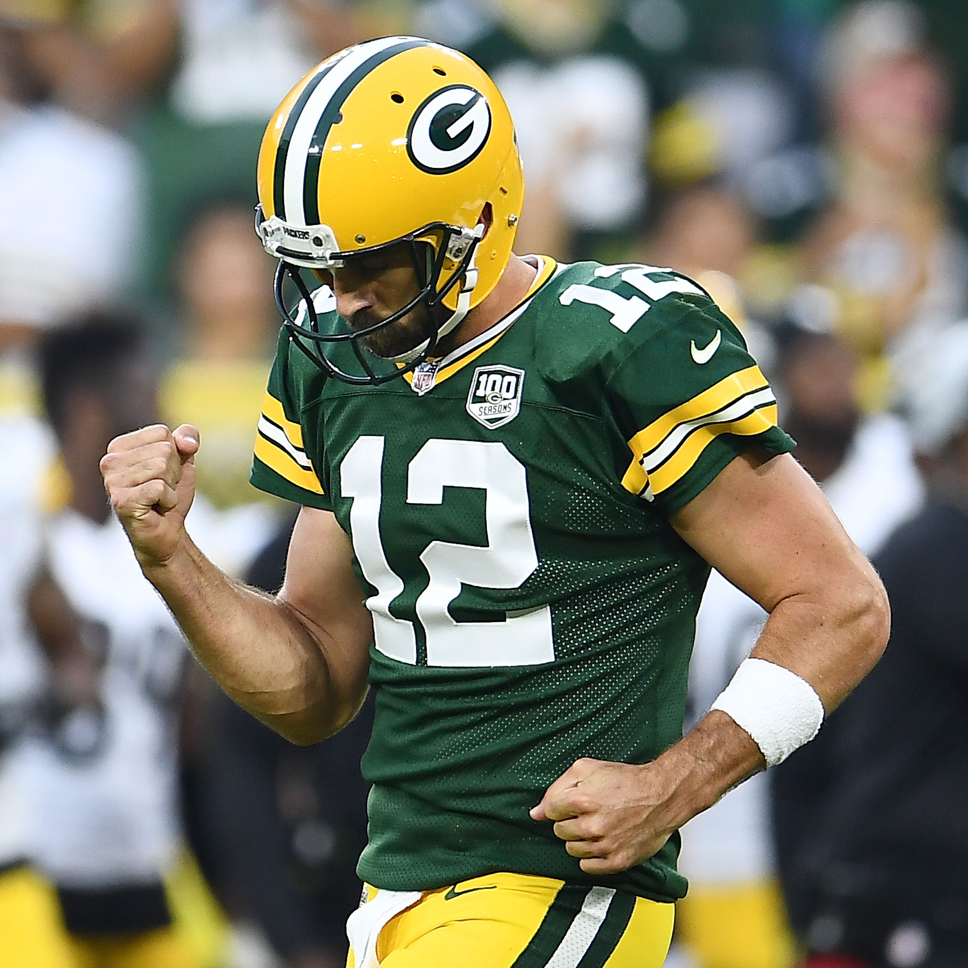 Packers QB Aaron Rodgers threw a TD pass in a brief appearance Thursday against Pittsburgh.