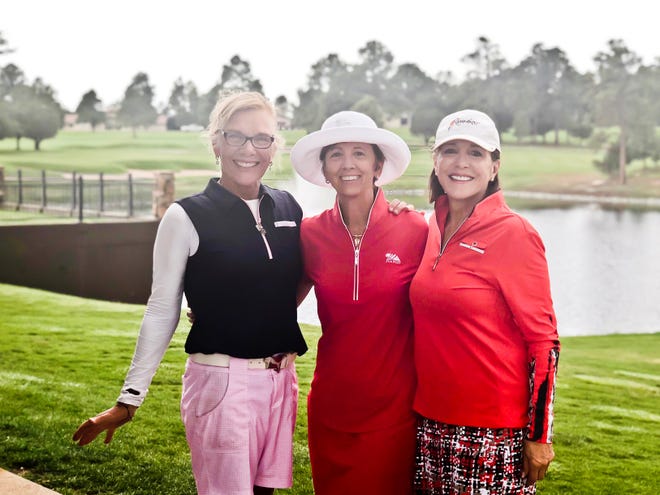 The Alto Ladies Golf Association staged their Club Championship on Aug. 14-16. This year, they also had a Silver Flight on Aug 15-16. The winners from left to right are Laura Scott, Senior Club Champion; Susan Bryck, Club Champion; and Karen Neeley, Silver Club Champion.