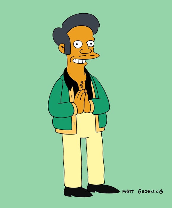 Collection 92+ Images kwik-e-mart proprietor on the simpsons Sharp