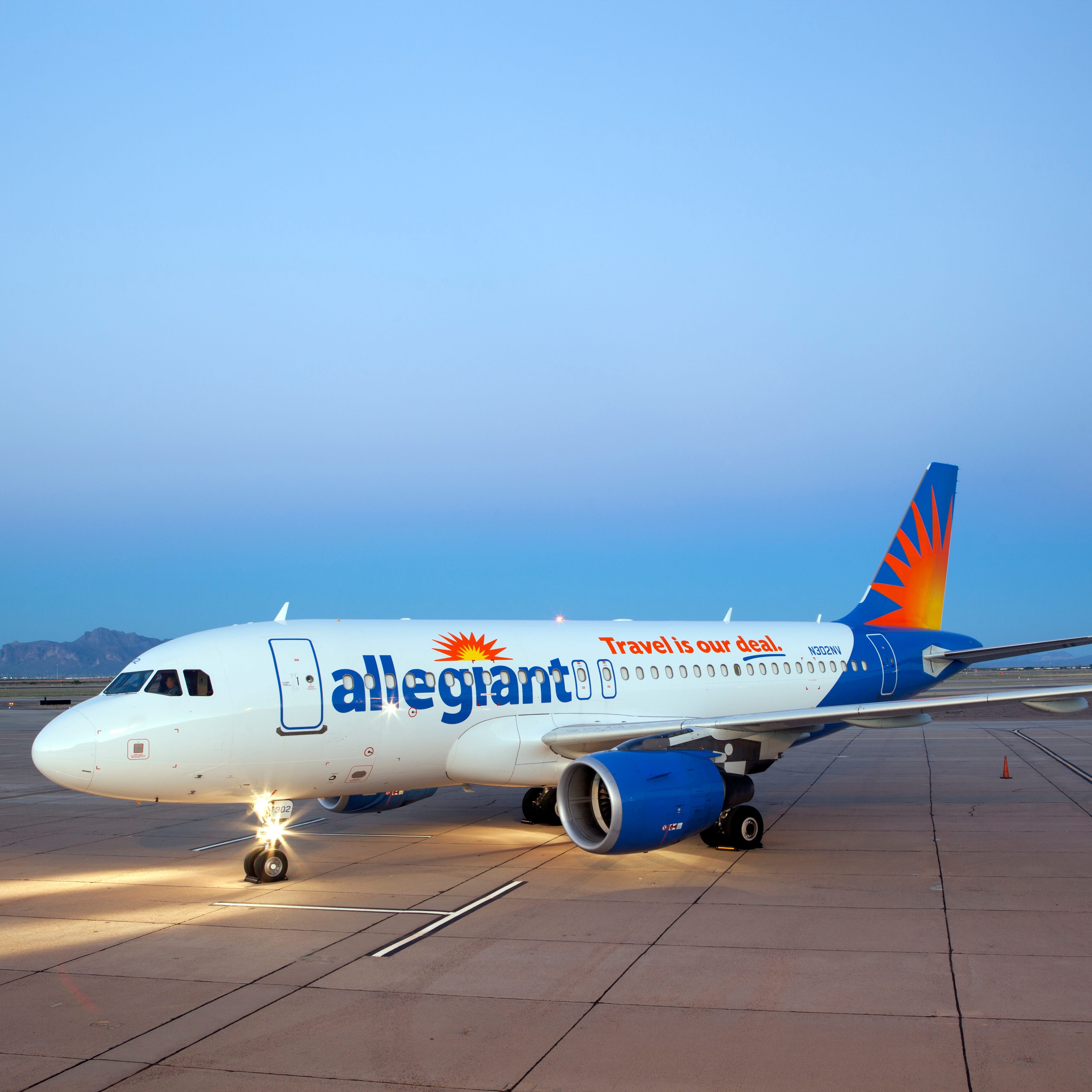 An Allegiant Airbus aircraft.