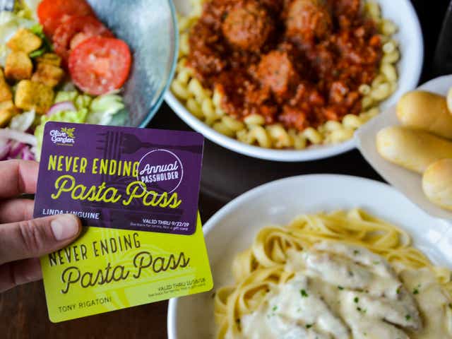 Olive Garden Pasta Pass Carb Lovers Will Have To Act Fast Thursday