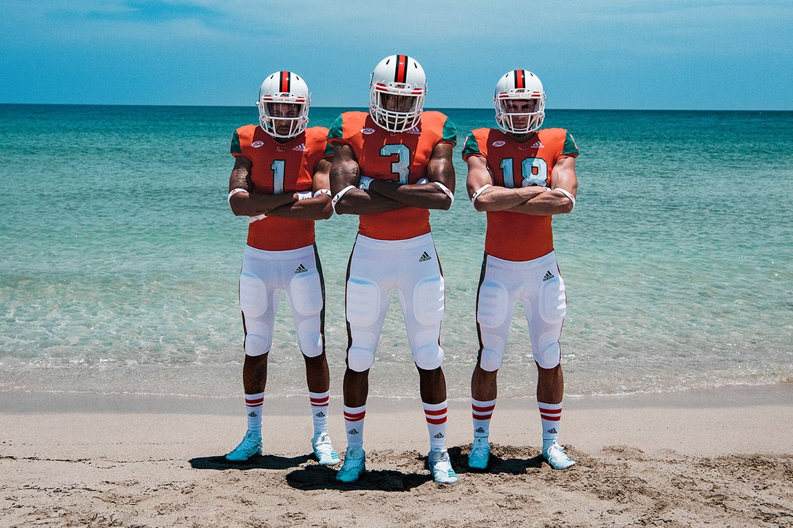 Miami Hurricanes to wear uniforms made 