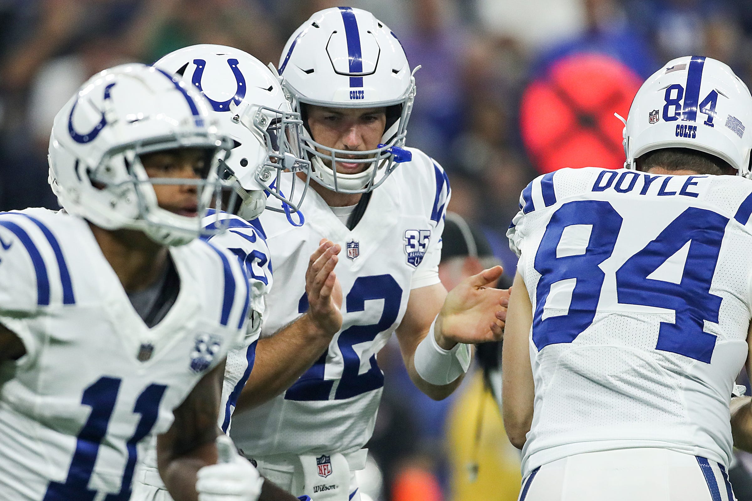 Colts QB Andrew Luck struggles against Ravens