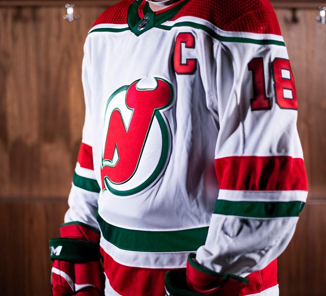 nj devils throwback jersey