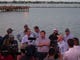 U.S. Rep. Ron DeSantis (center) speaks to news media gathered on the Riverwalk Stage in downtown Stuart on Monday, Aug. 20, 2018, after a boat ride with fellow Rep. Brian Mast (right) Florida Sen. Joe Negron (left), and other stakeholders, on the St. Lucie River. DeSantis is facing Florida Commissioner of Agriculture Adam Putnam — and others — in the Republican primary.