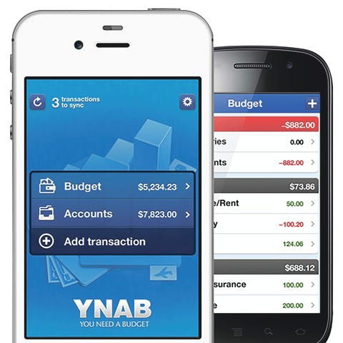 YNAB (You Need A Budget) app.