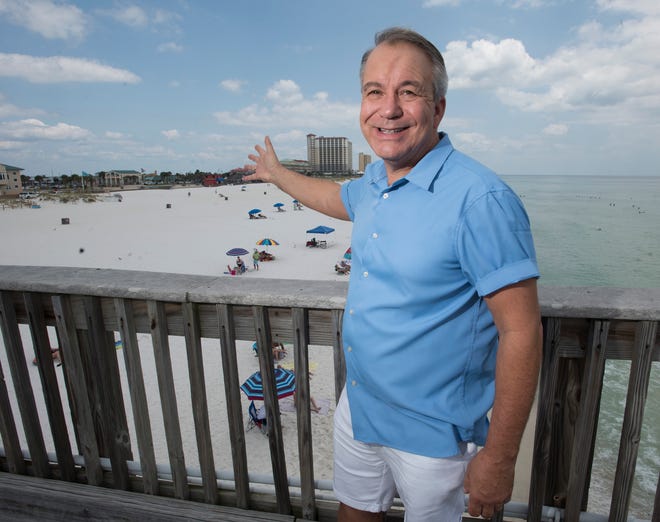Longtime Pensacola Beach business owner Mike Pinzone discuss the Pensacola Beach system and how it played into his plan to finance a $2 million addition to his Pensacola Beach Pier building, which houses the Casino Beach Bar and Grill