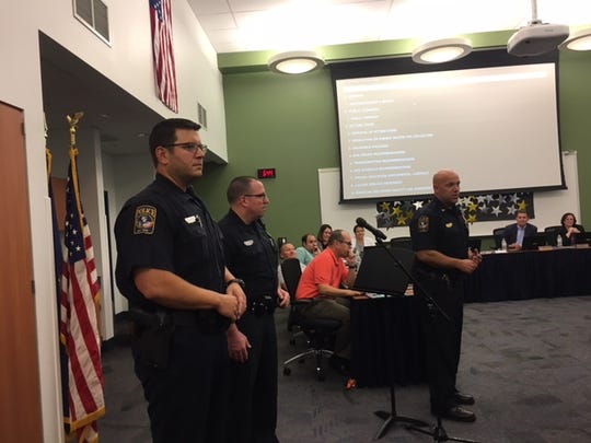West Manchester Township Police Chief John Snyder introduces West York Area School District