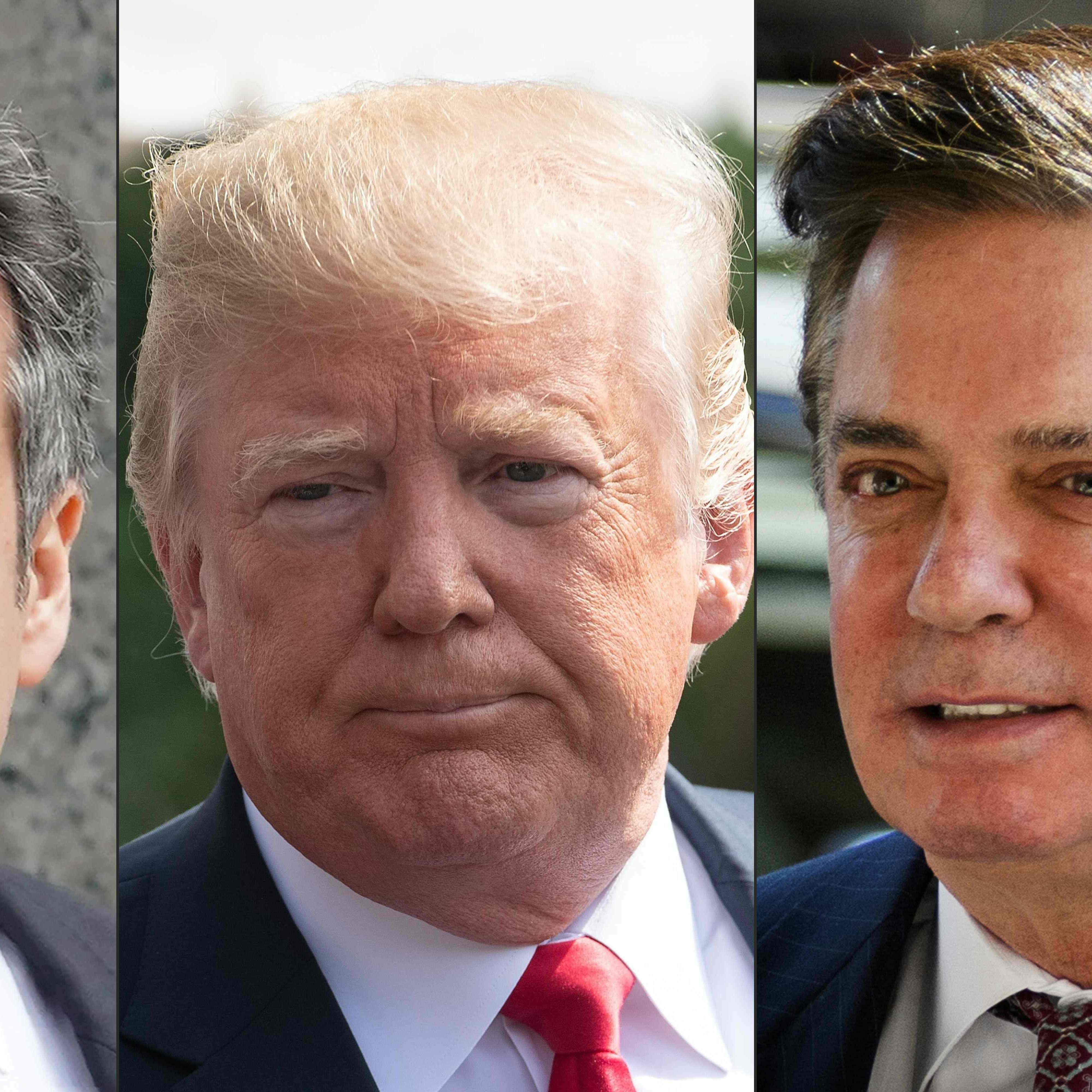 Michael Cohen, Donald Trump, and Paul Manafort