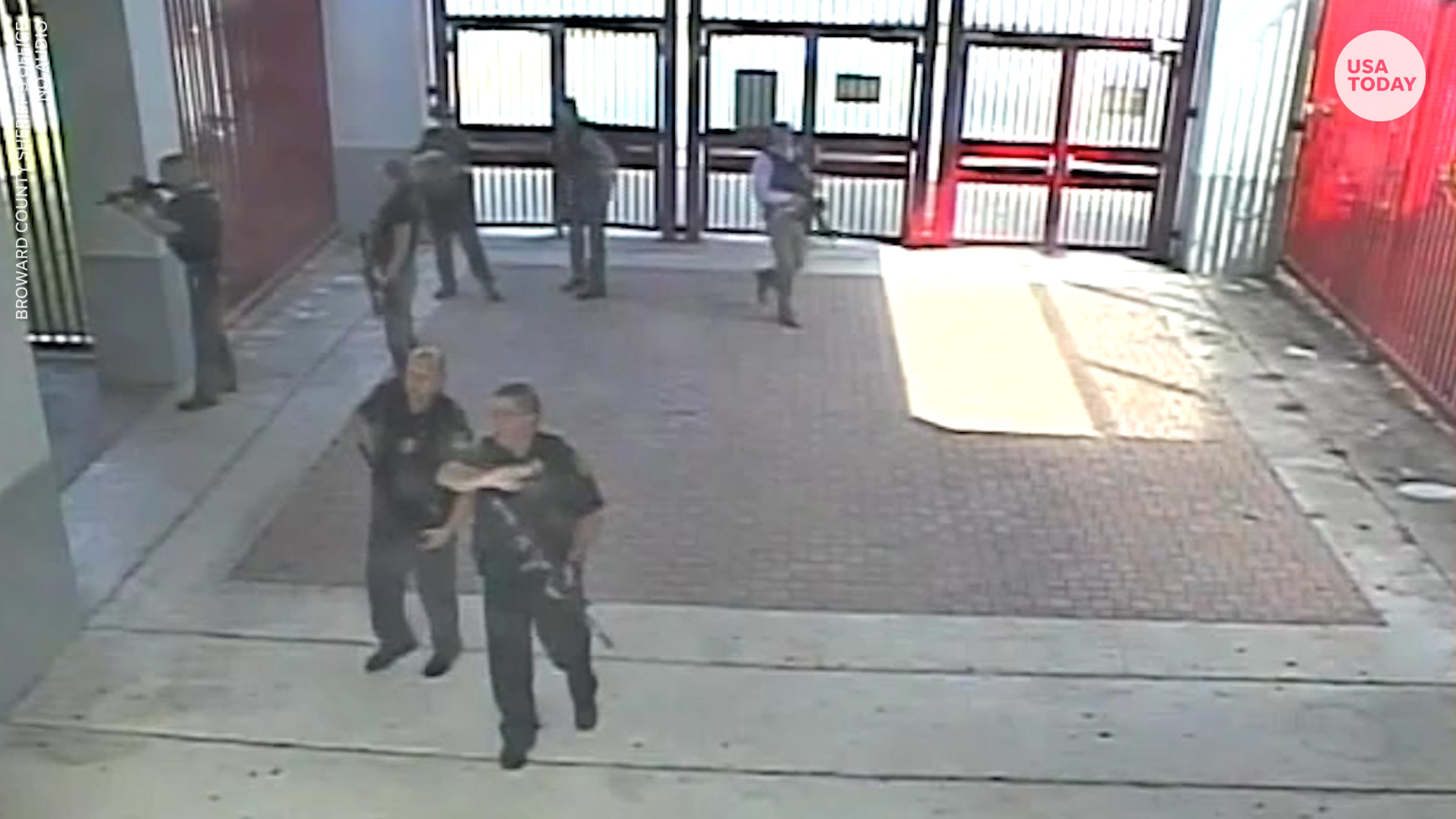 Raw surveillance video shows Parkland high school shooting Raw surveillance video shows Parkland high school shooting
