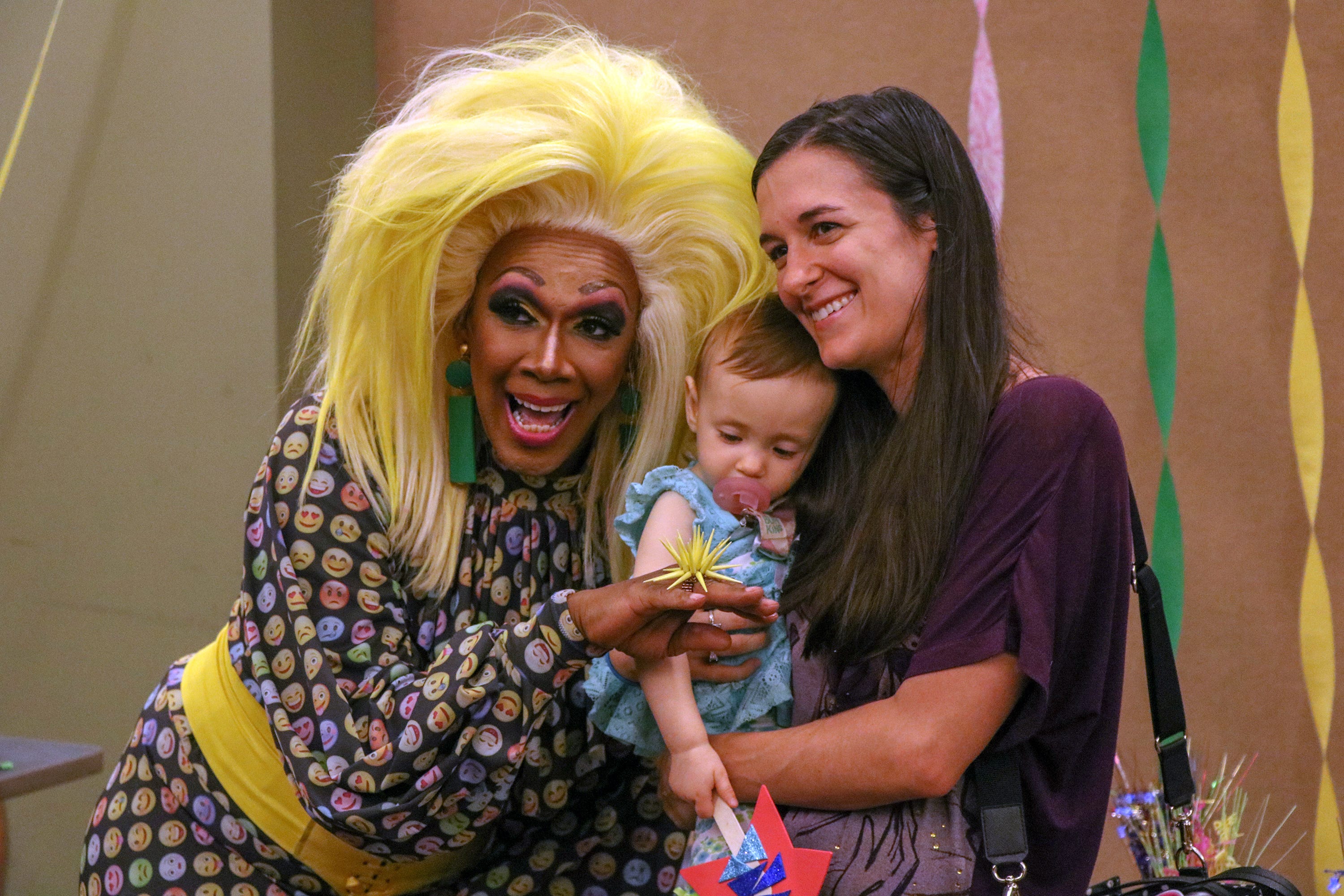Library story time: Drag queens read to kids; others read more into it