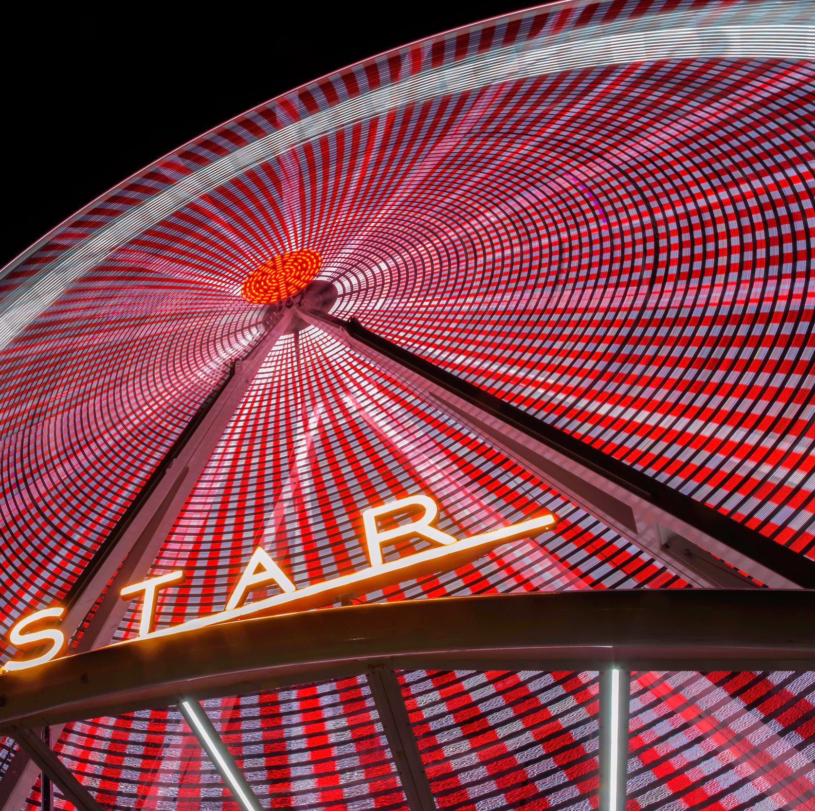 A SkyStar observation wheel will be installed at The Banks in Downtown Cincinnati on Aug. 31. It will operate daily until Dec. 2.