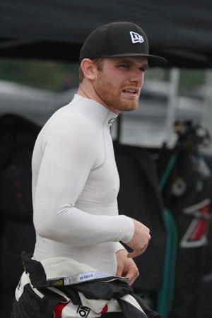 IndyCar veteran Conor Daly awaits practice Friday for his first NASCAR race, Saturday's Xfinity Series Johnsonville 180 at Road America.