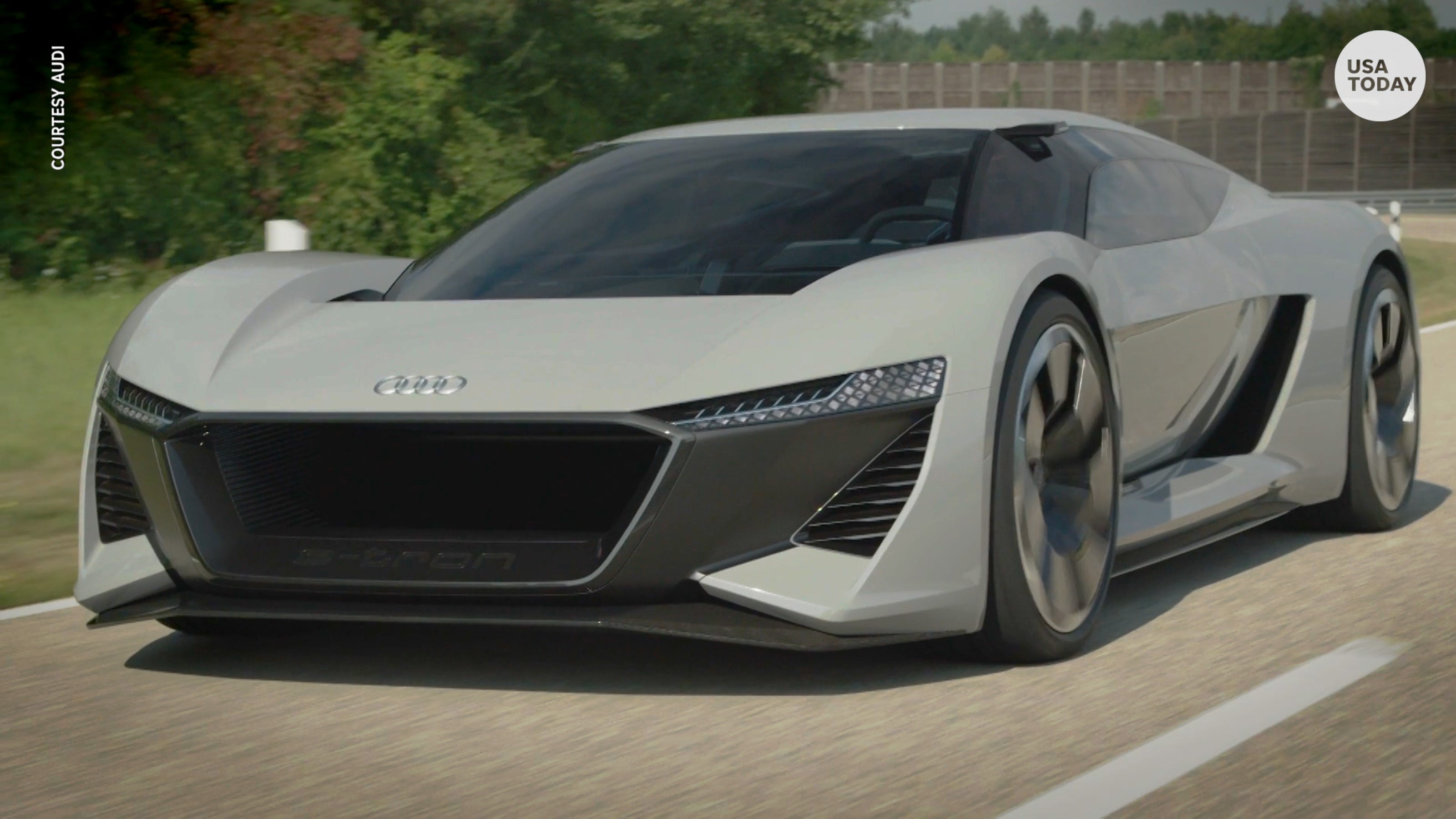 Audi's sleek electric car won't 'purr' like most sports cars