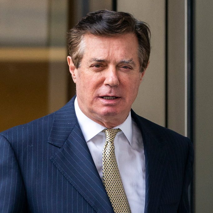 Paul Manafort in Washington, DC, on April 19, 2018.