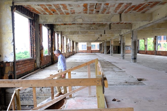 “We’ve made progress slow and steady,” said developer Fernando Palazuelo. “Floors are completely cleared up and within the next few weeks we will begin working on the facade.”