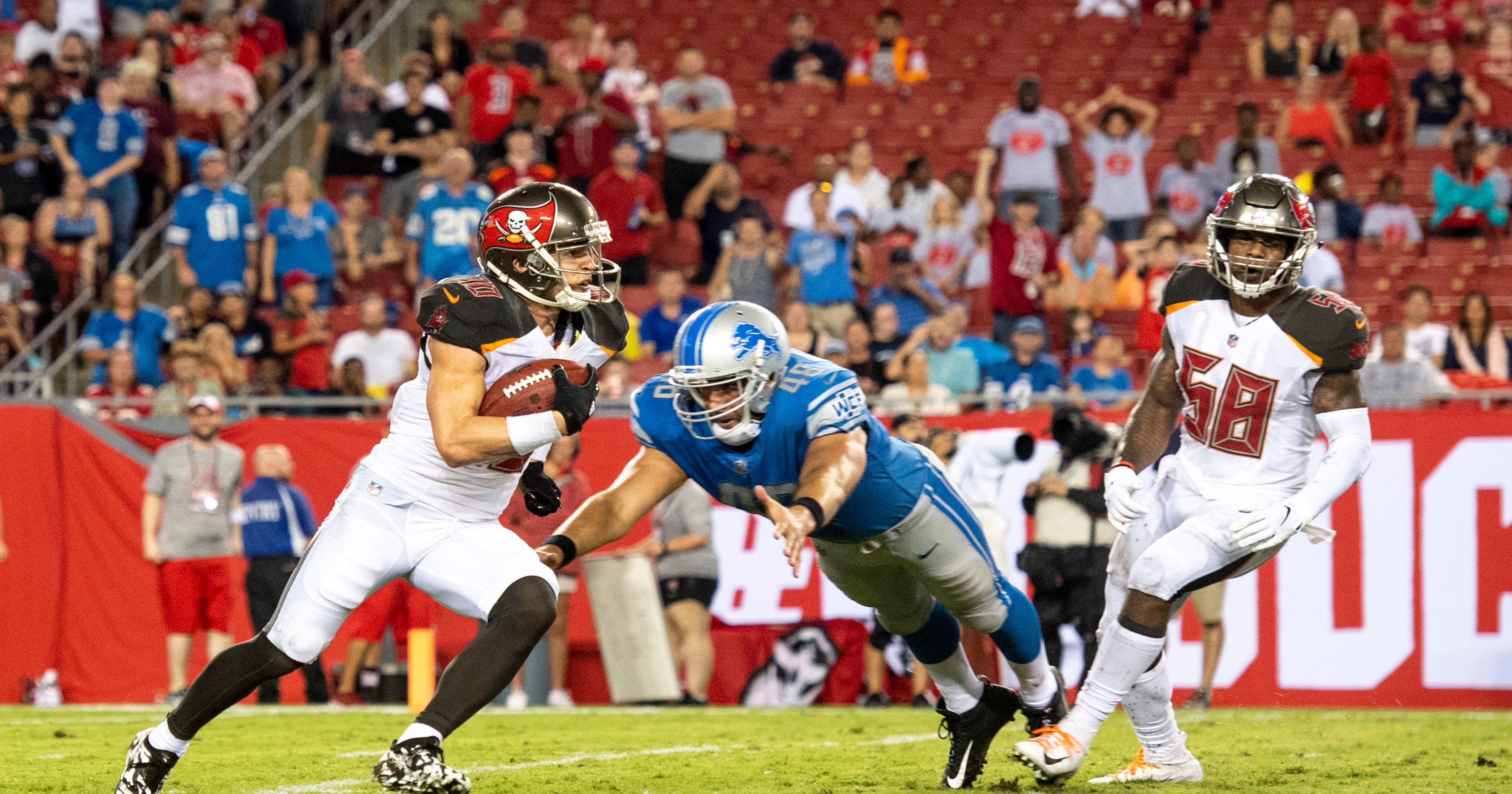 Buccaneers return Lions' missed FG 109 yards for 'kick six'style TD