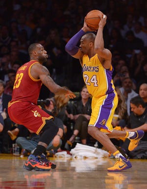Kobe Bryant said Lakers fans will support LeBron James.