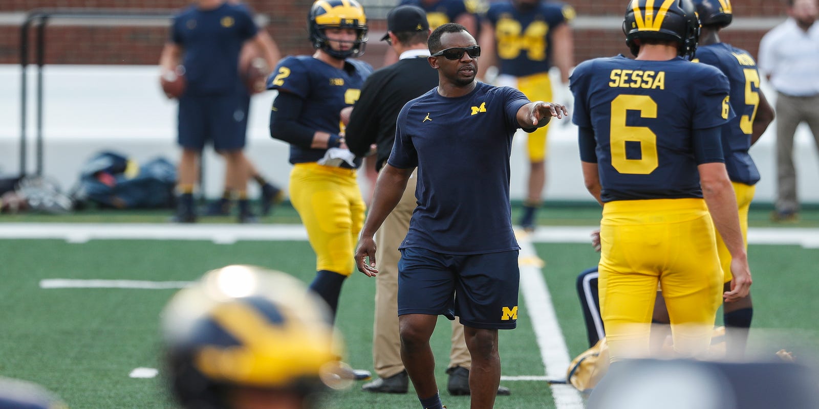 Michigan Football Pep Hamilton Out After Two Years
