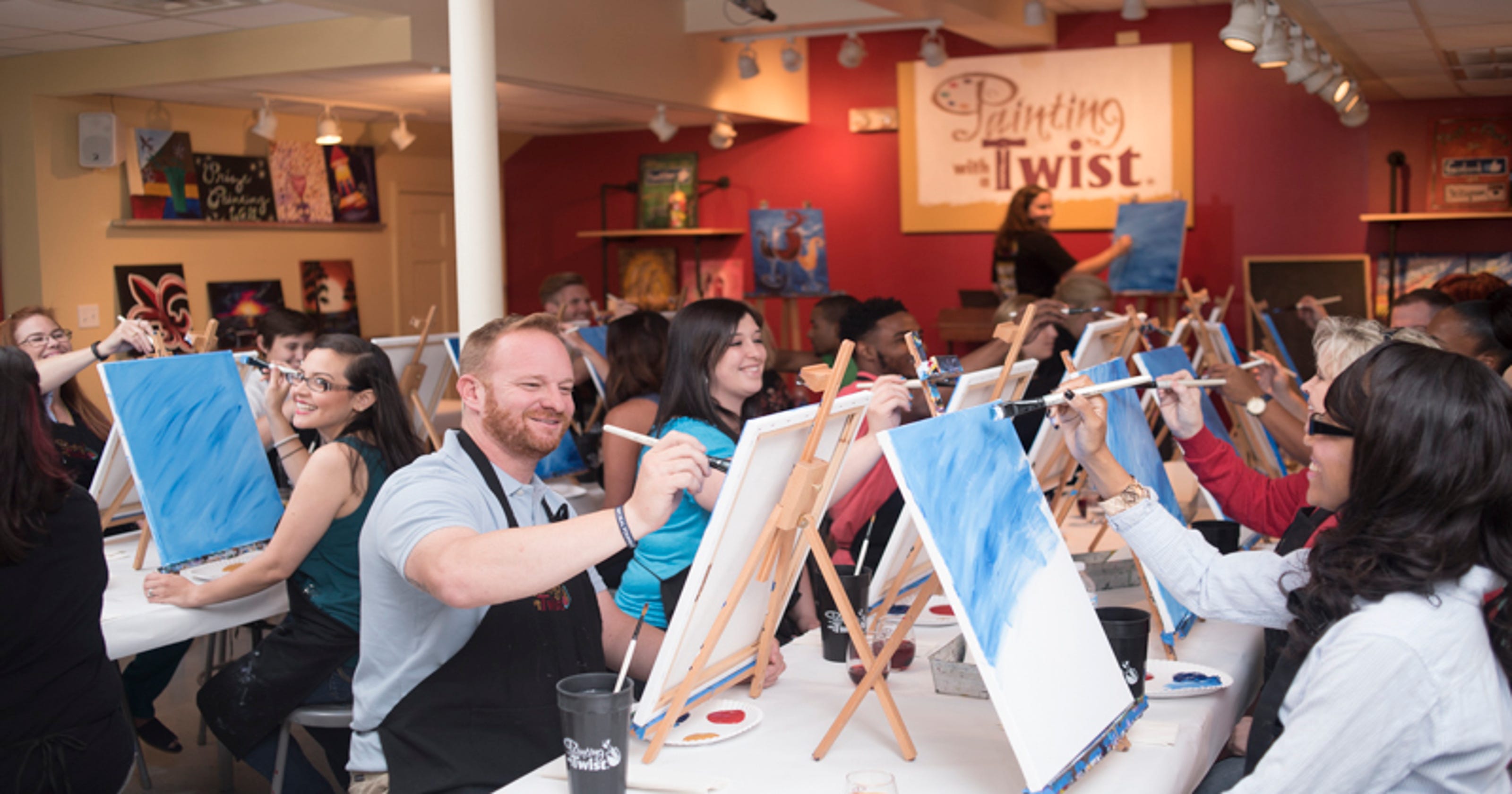 Painting with a Twist opens studio in Holmdel