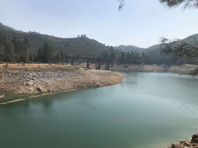 A file photo shows part of the Lakehead area of Lake Shasta