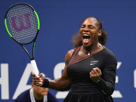 Serena Williams, in her return to the US Open (she missed last year because of the soon-to-arrive birth of her daughter), had not trouble with Magda Linette of Poland in a 6-4, 6-0 win.