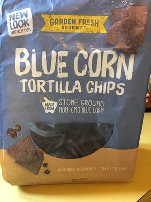 Blue Corn Tortilla Chips from Garden Fresh Gourmet