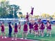 Pompton Lakes cheerleaders before Thursday's game against New Milford.