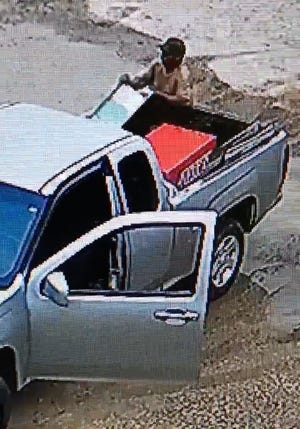 Hattiesburg police are looking for this man, who allegedly took building materials from a site at 3720 Hardy St.